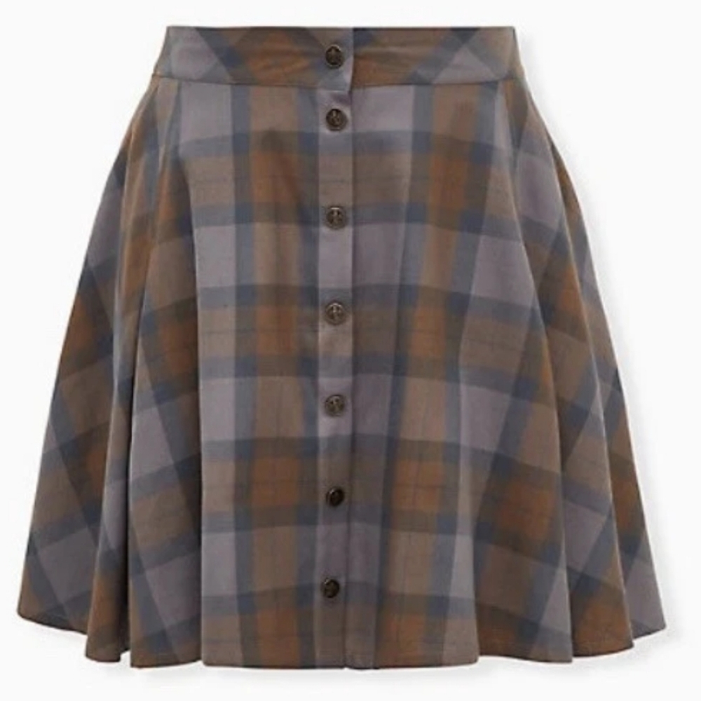 Torrid Outlander Tartan Plaid Skater Skirt 3x